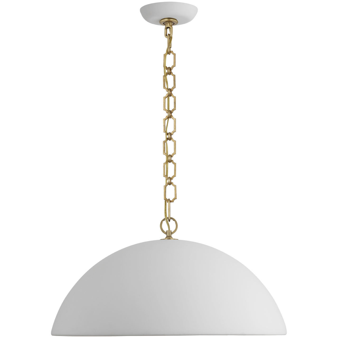 Suzanne Kasler Elliot LED 23 inch Matte White Pendant Ceiling Light, Extra Large