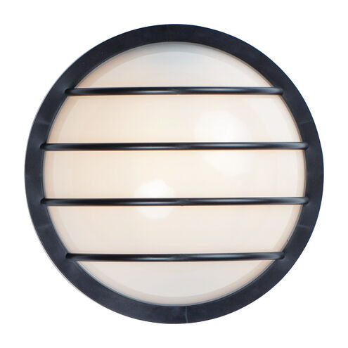 Bulwark LED 10 inch Black Outdoor Wall Mount