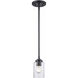 Mod Pod 1 Light 4 inch Black Pendant Ceiling Light