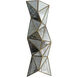 Geo-Gem 4 Light 9.5 inch Brass Antique Wall Sconce Wall Light
