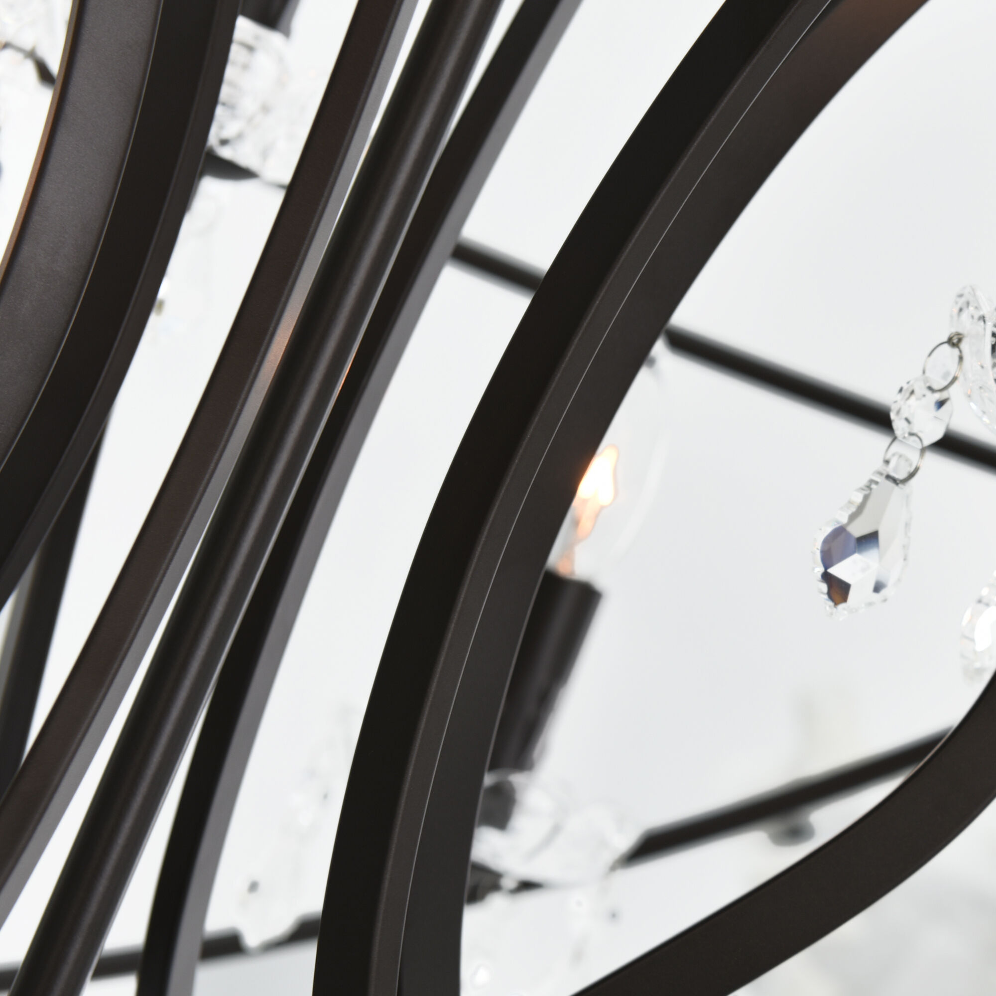 Campechia 9 Light 36 inch Brown Up Chandelier Ceiling Light