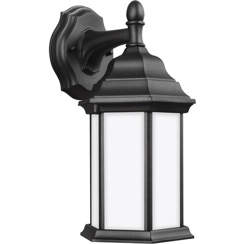 Sevier 1 Light 12.5 inch Black Outdoor Wall Lantern, Small