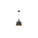 Canada 1 Light 12 inch Black/Gold Single Pendant Lighting Ceiling Light