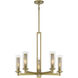 Emmerham 5 Light 26 inch Soft Brass Chandelier Ceiling Light