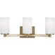 Hettinger 3 Light 20.5 inch Satin Brass Wall Bath Fixture Wall Light