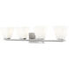 Annalise 4 Light 32 inch Brushed Nickel Vanity Wall Light