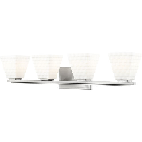 Annalise 4 Light 32 inch Brushed Nickel Vanity Wall Light