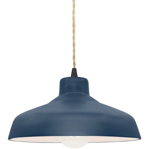 Radiance 1 Light 11.5 inch Midnight Sky and Matte Black Pendant Ceiling Light