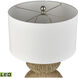 Helia 27 inch 9.00 watt Natural with Satin Nickel Table Lamp Portable Light