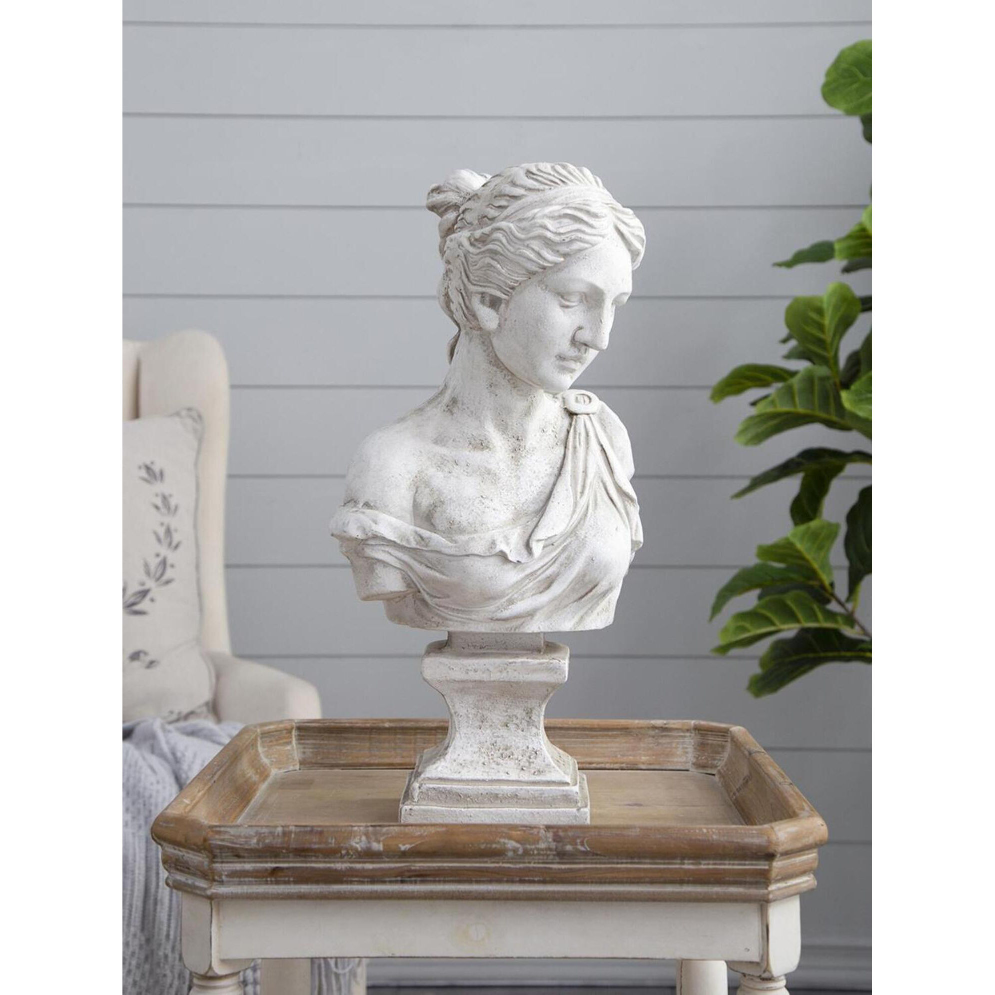 Anita Antique White Statue