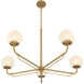 Whitehall 5 Light 38 inch Legacy Brass Chandelier Ceiling Light