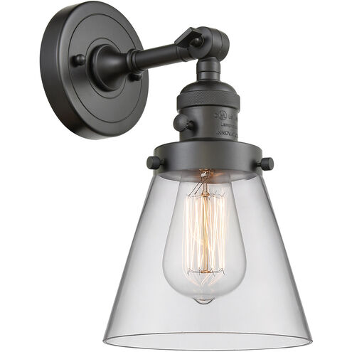 Franklin Restoration Small Cone LED 6.25 inch Oil Rubbed Bronze Sconce Wall Light, Franklin Restoration