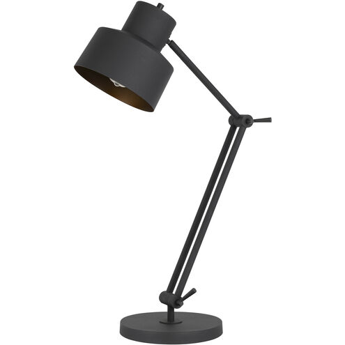 Davidson 33 inch 60.00 watt Matte Black Table Lamp Portable Light