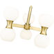 Artemis 6 Light 18 inch Modern Gold Chandelier Ceiling Light