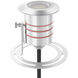 WAC Submersible Indicator Light 12 4.2 watt Stainless Steel Path Indicator Light in 2in, Colorscaping