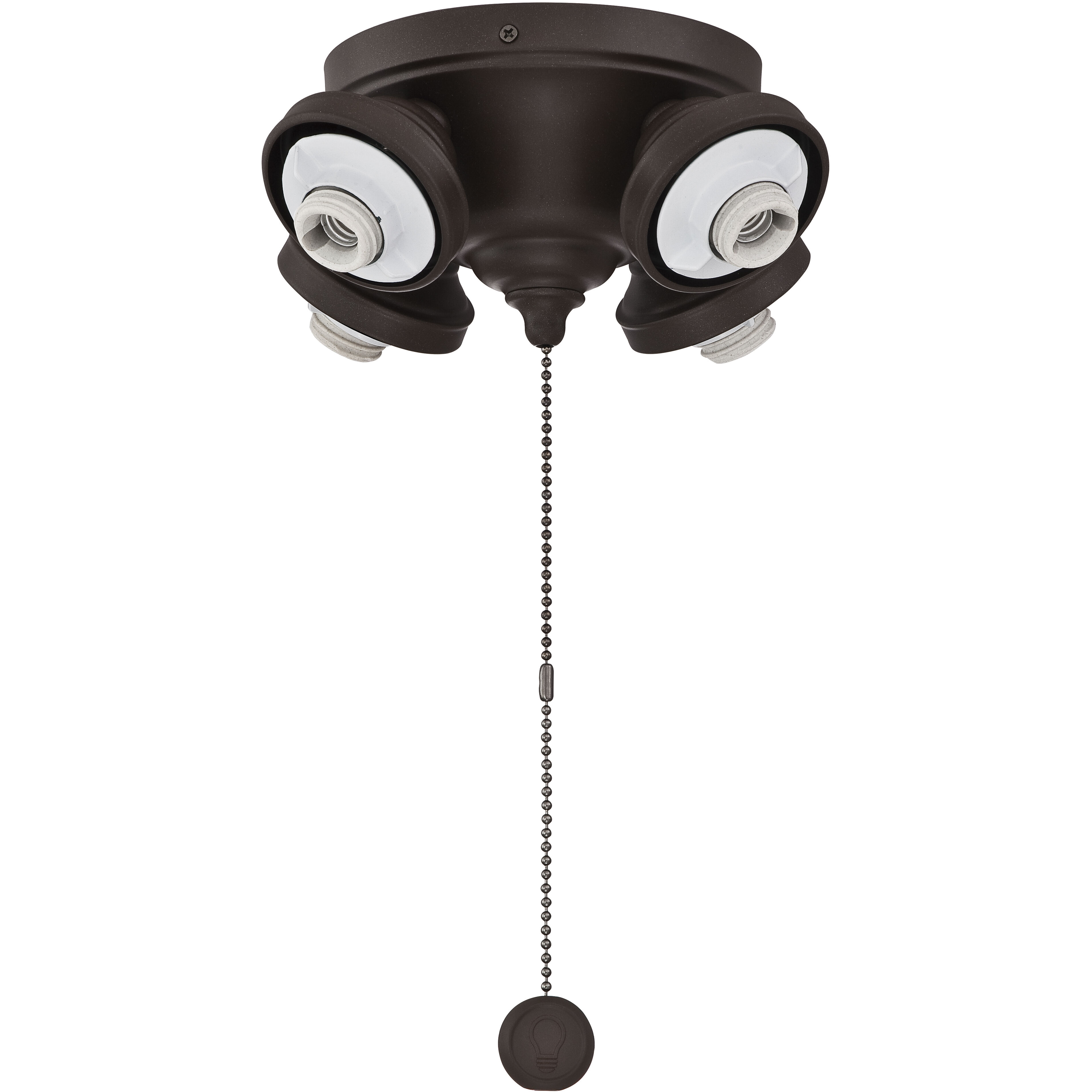 Fitters 4 Light Oil-Rubbed Bronze Fan Light Kit