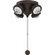 Fitters 4 Light Oil-Rubbed Bronze Fan Light Kit
