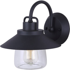 Madison 1 Light 11 inch Black Outdoor Downlight