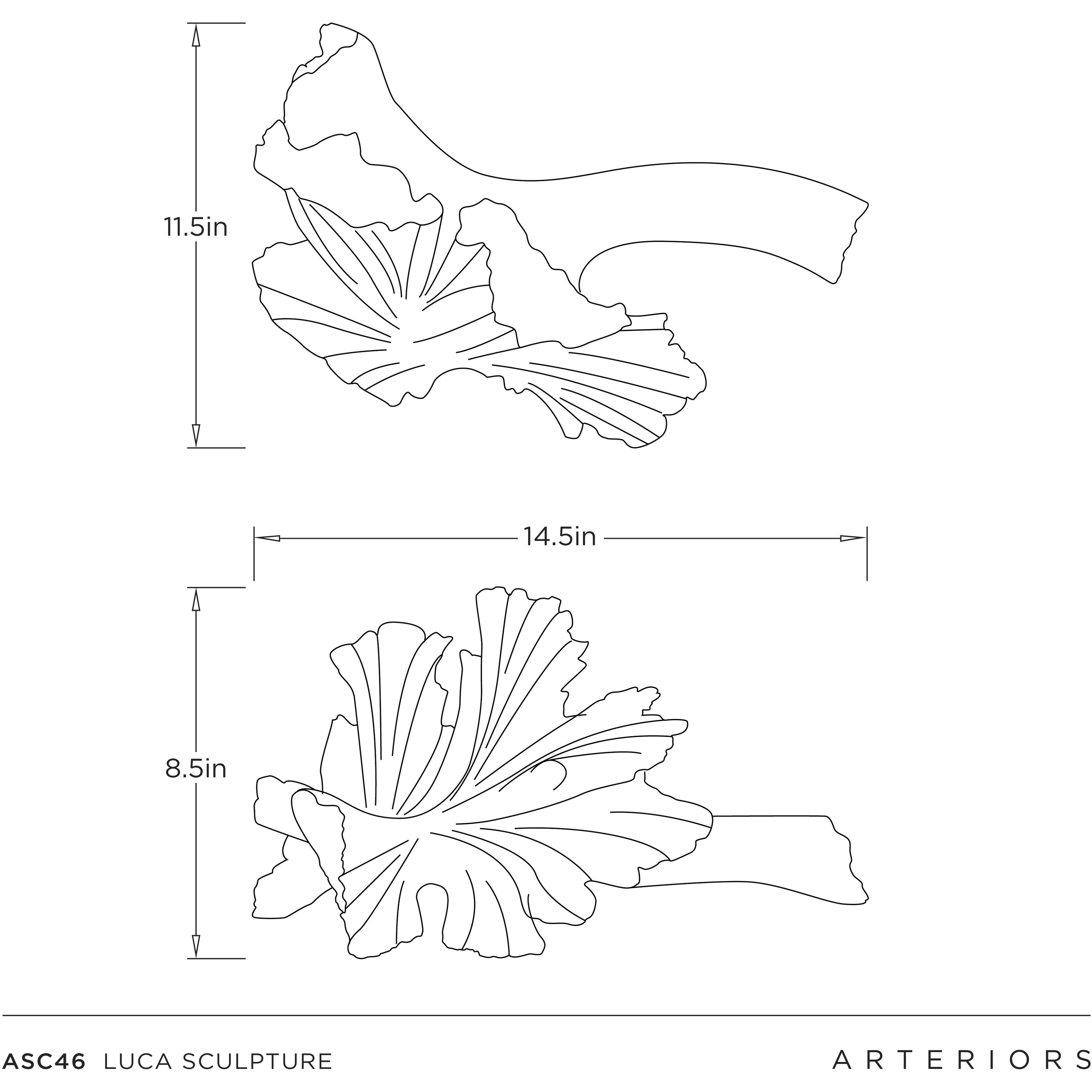 Luca 14.5 X 8.5 inch Sculpture