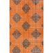 Zahra 102 X 66 inch Orange and Black Area Rug, Wool