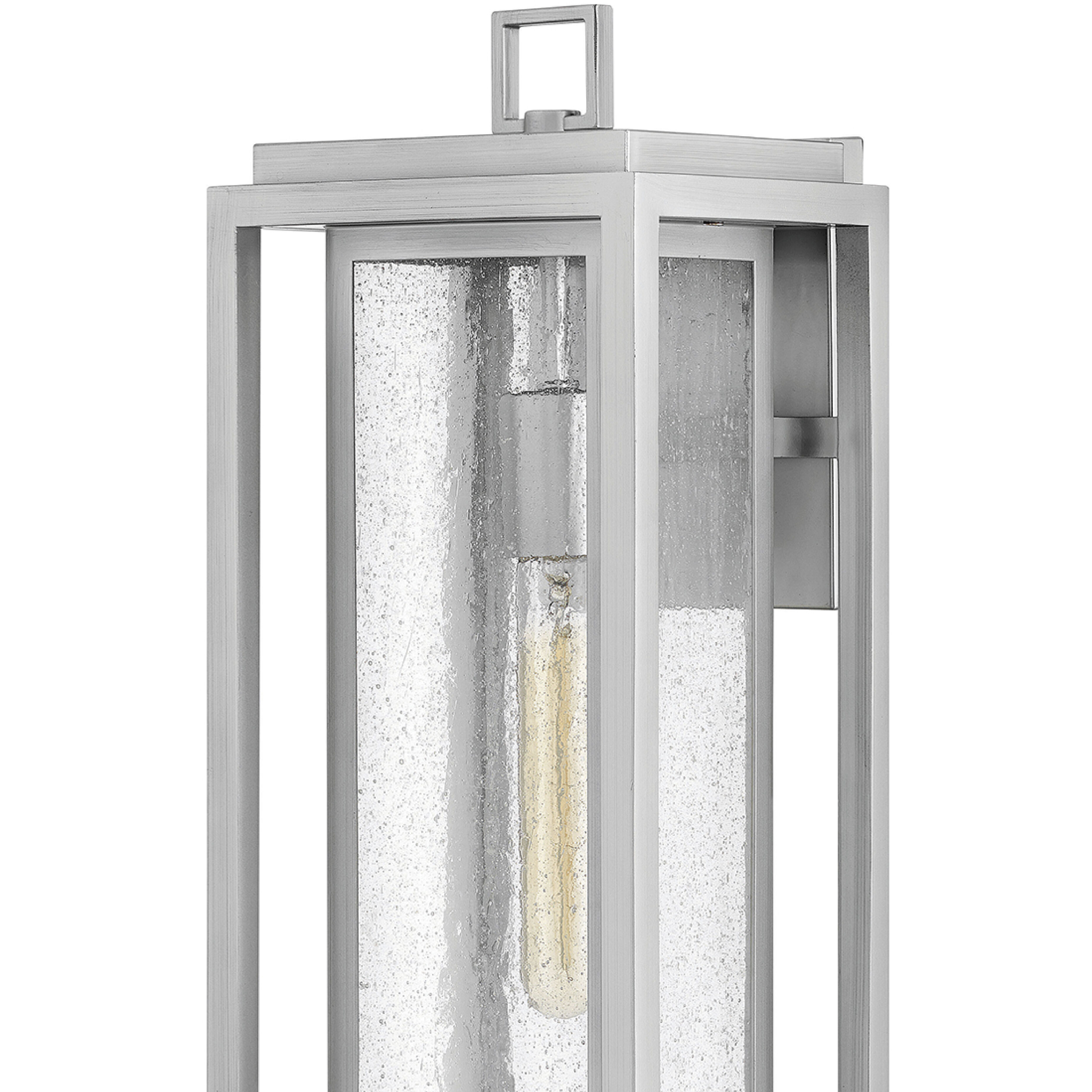 Coastal Elements Republic LED 20 inch Satin Nickel Outdoor Wall Mount Lantern, Estate Series