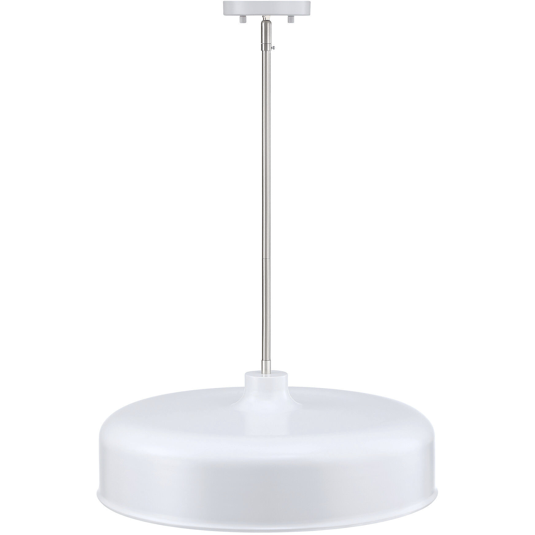 Forbidden Springs LED 20 inch Matte White Down Pendant Ceiling Light