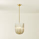 Cece 3 Light 11 inch Aged Brass Hanging Lantern Ceiling Light