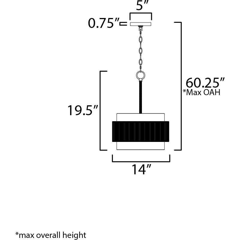 Seacliff 1 Light 14 inch Natural Aged Brass Single Pendant Ceiling Light