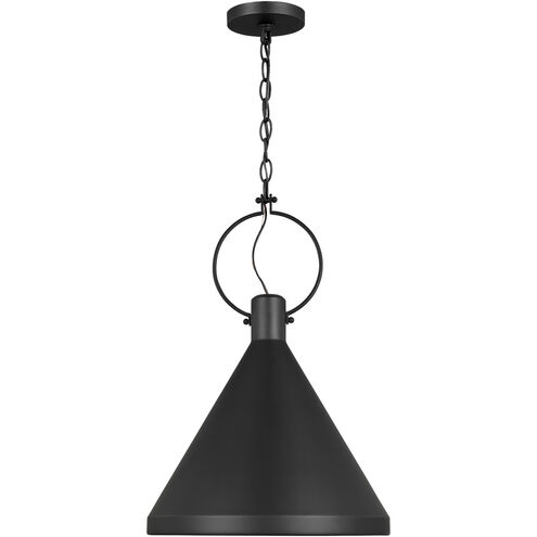 Suzanne Kasler Lyon 1 Light 14.25 inch Midnight Black Pendant Ceiling Light