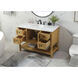 Metropolis 48 X 22 X 34 inch Natural Wood Vanity Sink Set