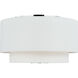 kate spade new york Sawyer 3 Light 18 inch Polished Nickel Flush Mount Ceiling Light