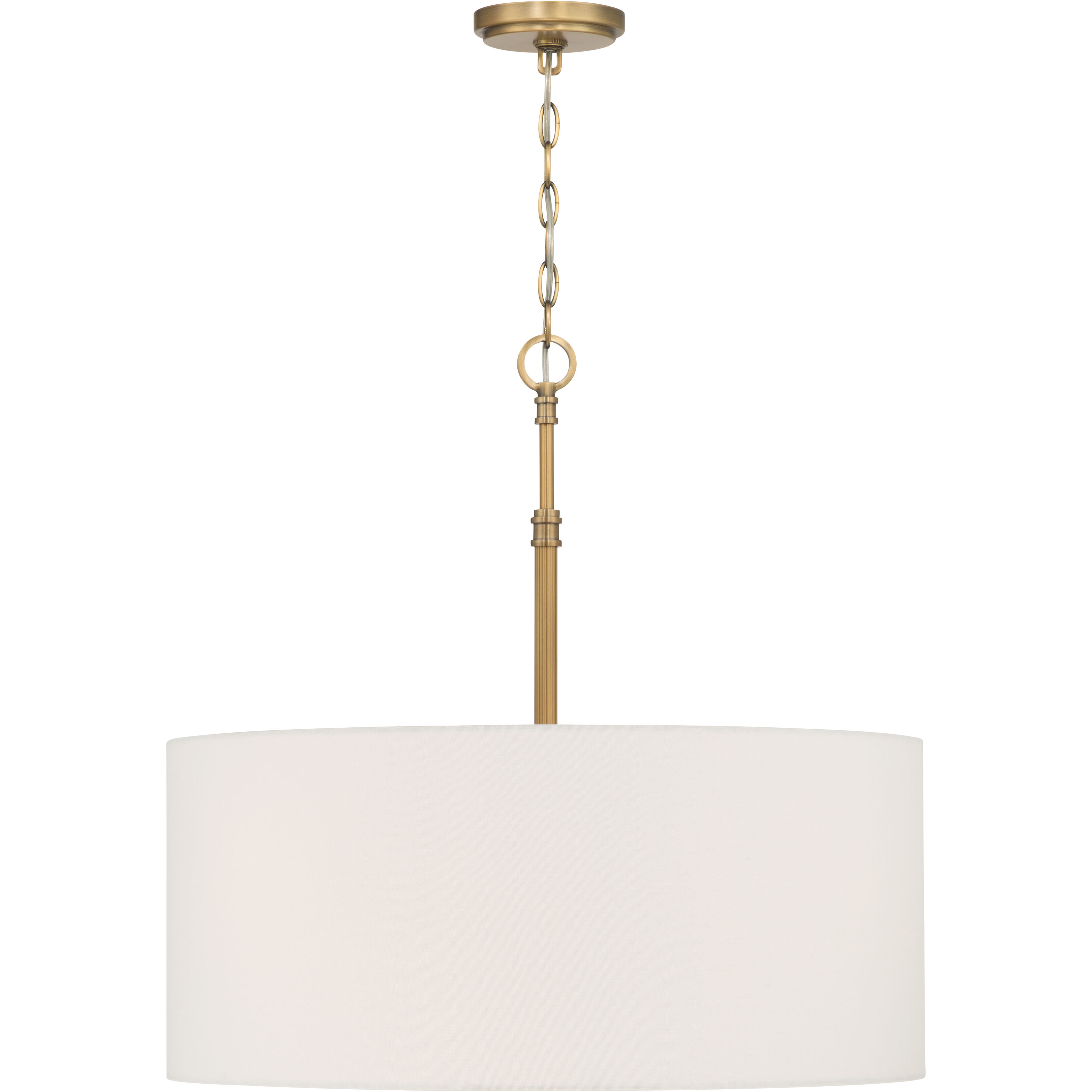 Molvene 3 Light 24 inch Legacy Brass Pendant Ceiling Light