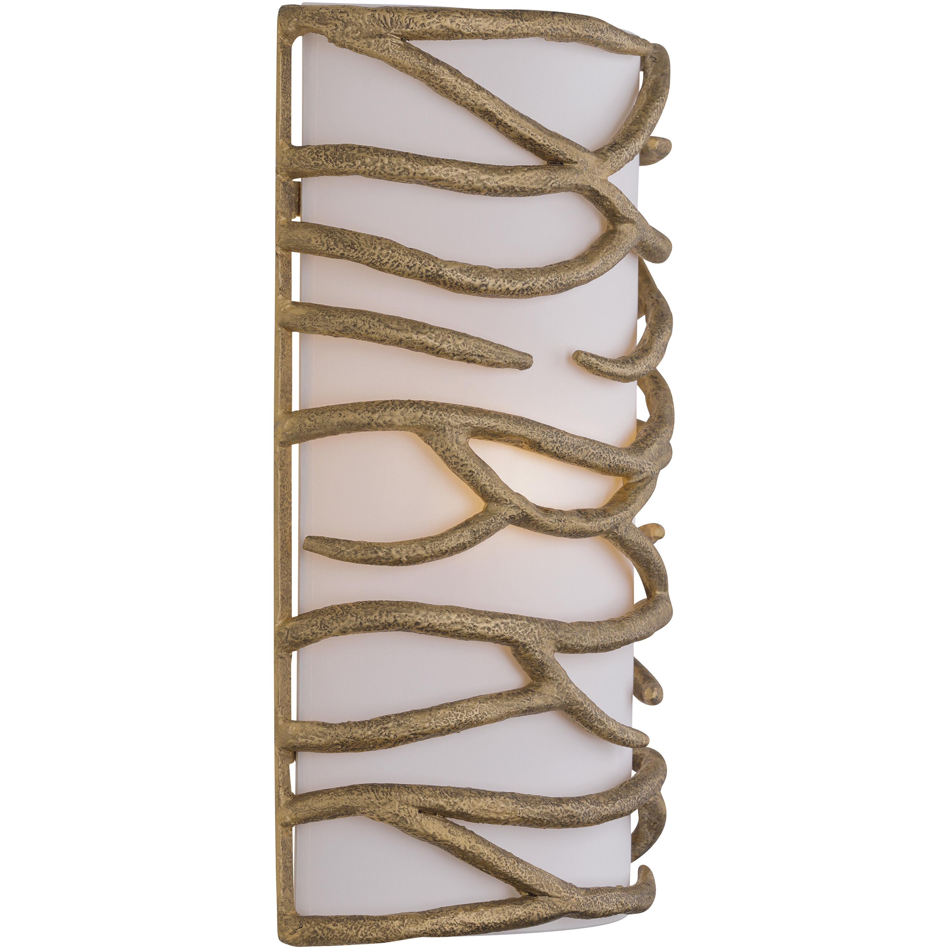 Branch Reality 2 Light 11 inch Textured Ashen Gold Wall Sconce Wall Light