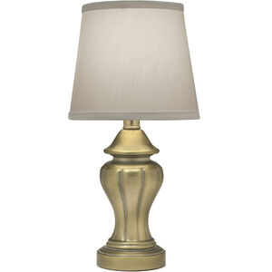 Ellie 16 inch Artisan Brass Mini Lamp Portable Light