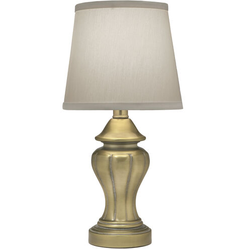 Ellie 16 inch Artisan Brass Mini Lamp Portable Light