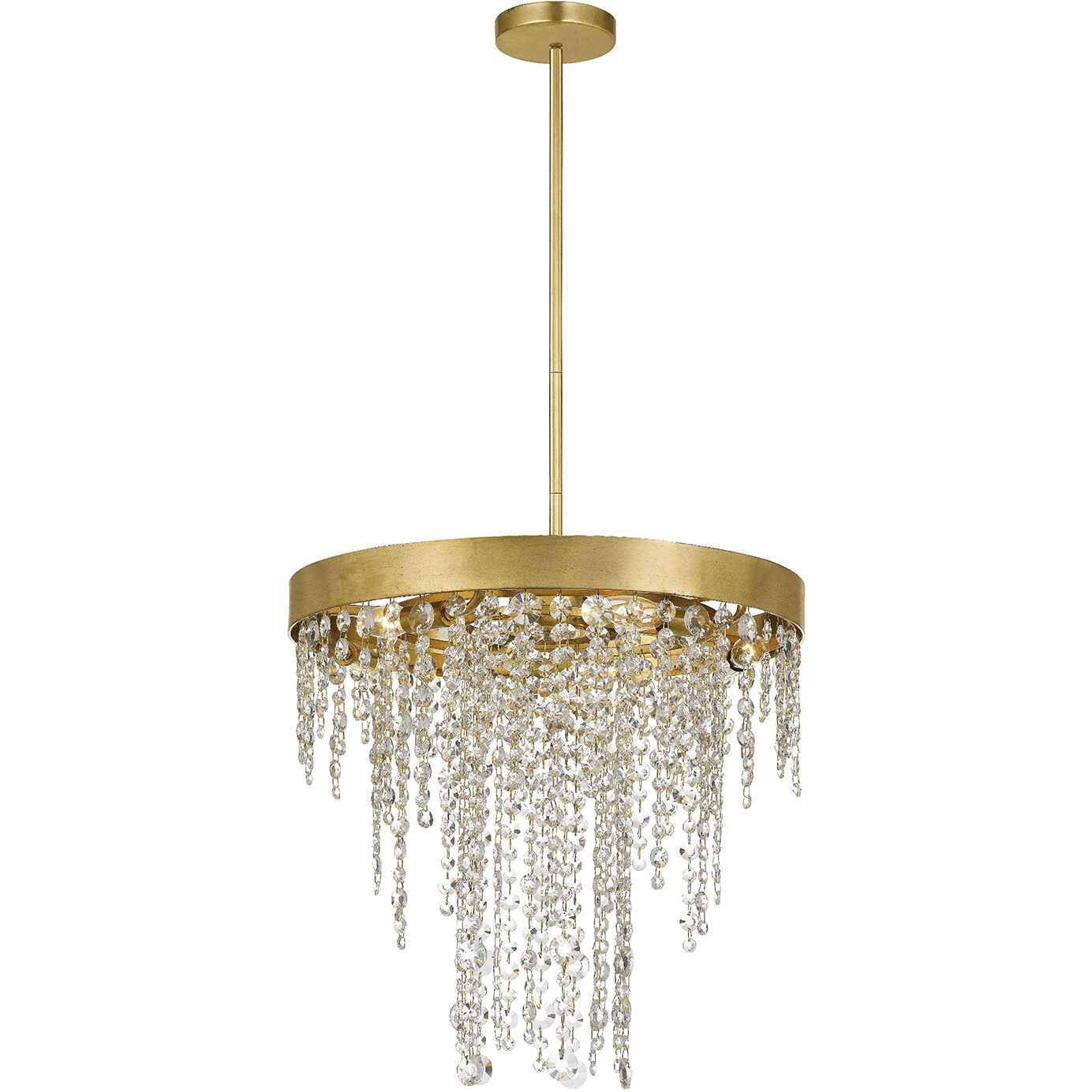 Winham 5 Light 20 inch Antique Gold Chandelier Ceiling Light