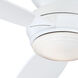 Traditional Concept 52 inch White Outdoor Ceiling Fan