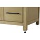 Alina 42 X 34 inch Linen Oak Bathroom Vanity Cabinet