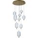 Canada LED 24 inch Brass Chandelier Ceiling Light