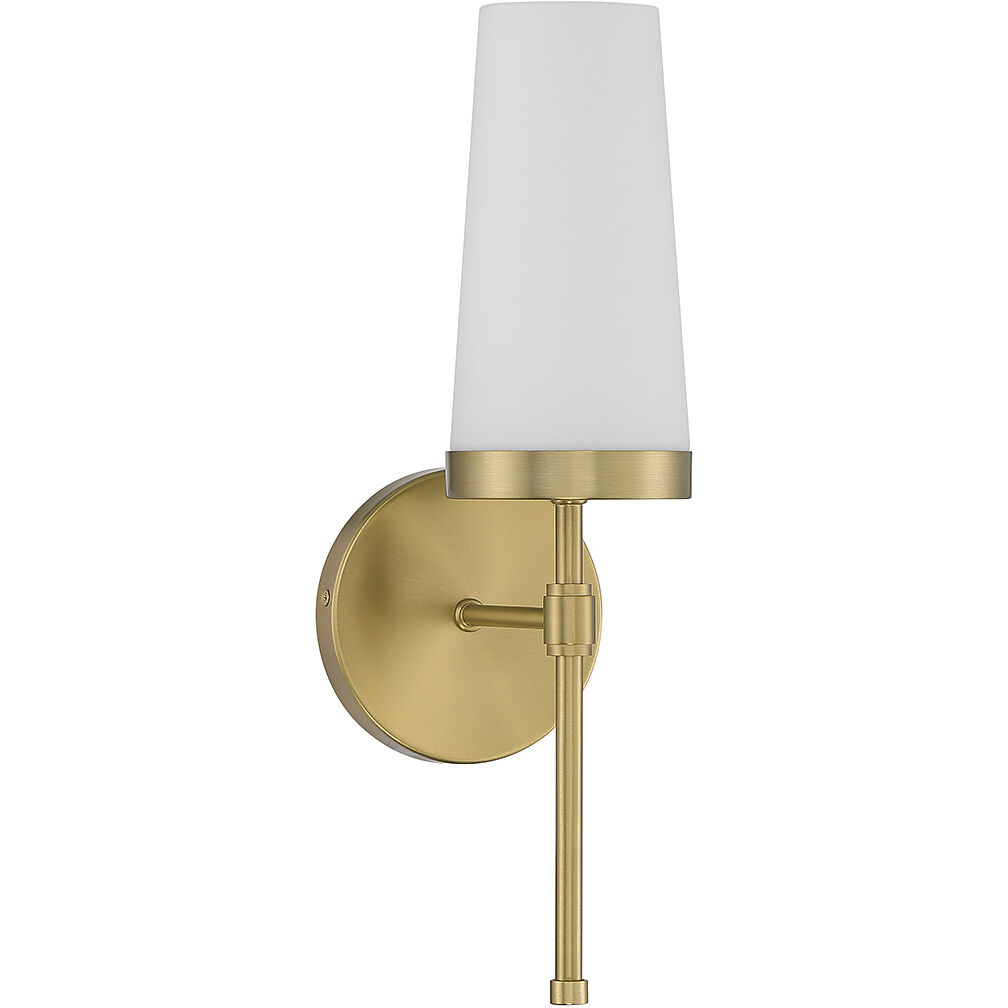 Haynes 1 Light 5 inch Warm Brass Wall Sconce Wall Light, Essentials