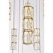 Polaris 25 Light 42 inch Chrome Chandelier Ceiling Light