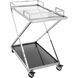 Moetini Silver Cart, Bar Cart