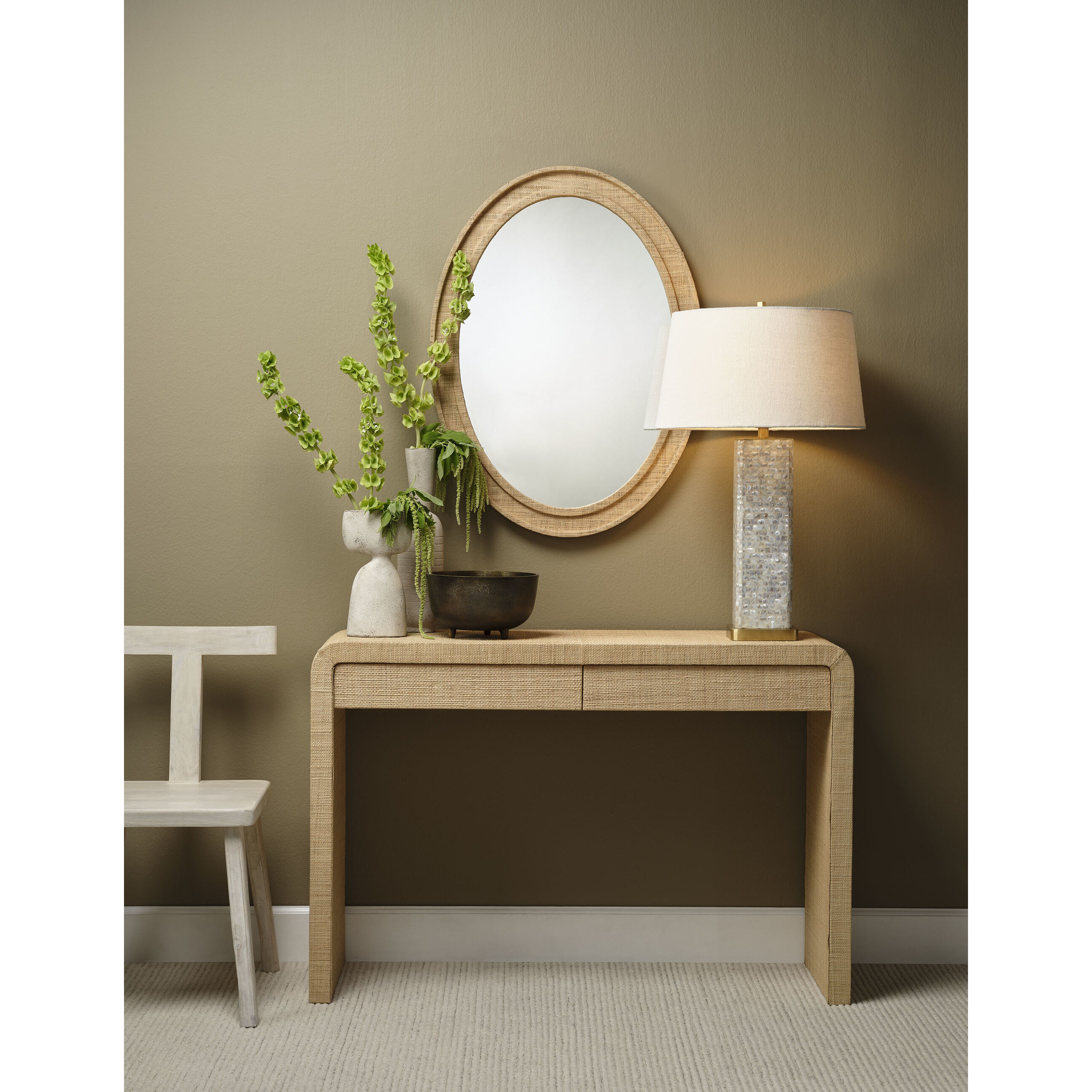 Valley 35 X 26 inch Natural Wall Mirror