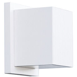 Mavis LED 4 inch White Exterior Wall Sconce