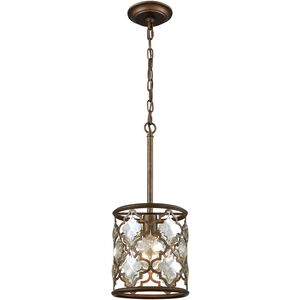 Armand 1 Light 8 inch Weathered Bronze Mini Pendant Ceiling Light