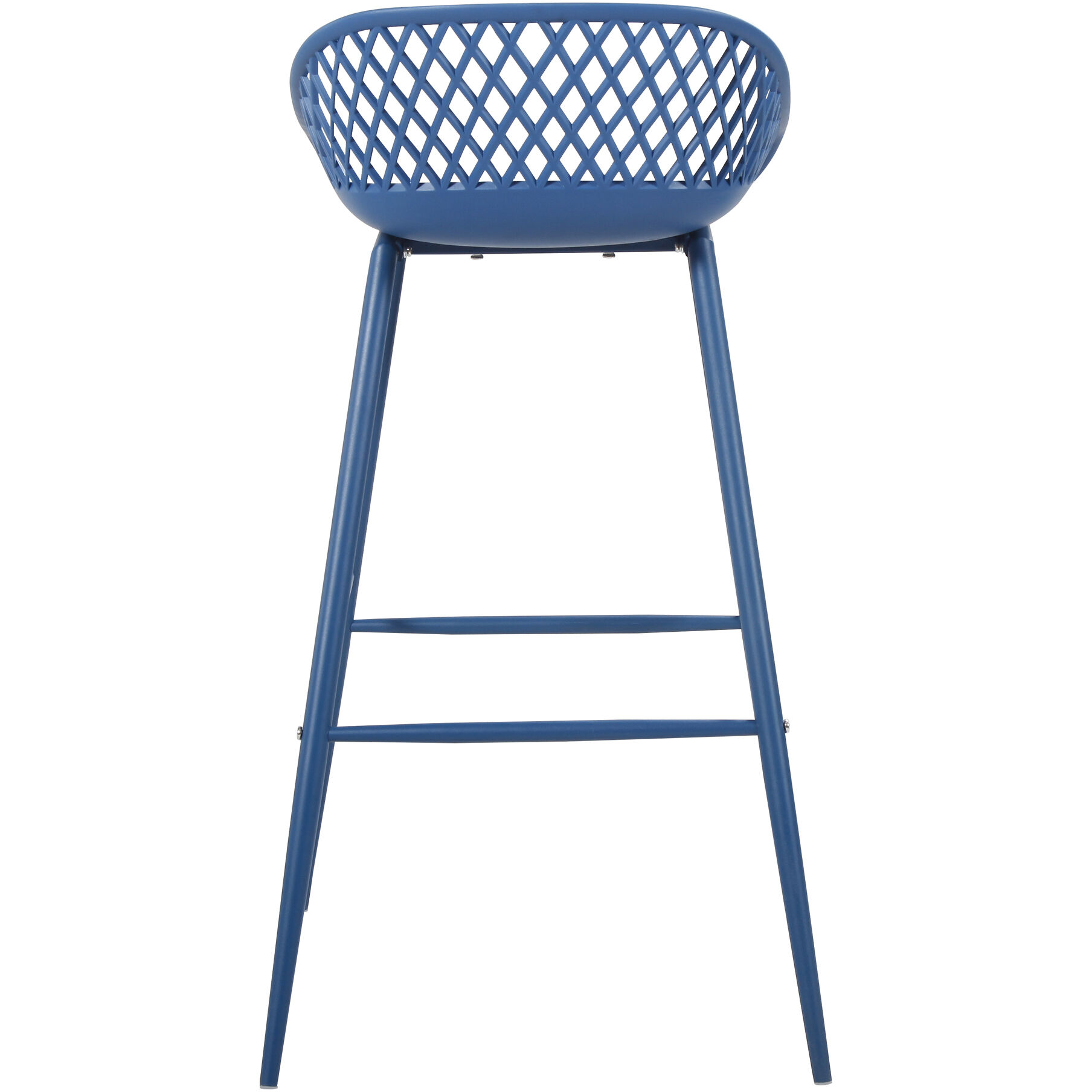 Piazza 37 inch Blue Outdoor Barstool