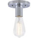 Auralume Karima 1 Light 4.63 inch Polished Chrome Flush Mount Ceiling Light