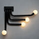 Sweeny 4 Light 19 inch Matte Black Sconce Wall Light