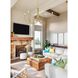 Layne 6 Light 50 inch Brass Chandelier Ceiling Light