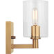 Fullton 1 Light 4.75 inch Satin Brass Bath Vanity Wall Light